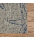 LR Home CAPTIVA 81019 Gray/ Navy 5'0" X 7'0 Rect. Rug