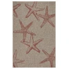 Celeste CAP-AZ Coral Area Rug 3 ft. X 5 ft. Rectangle