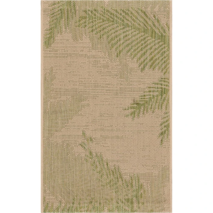 LR Home CAPTIVA 81024 Beige/ Soft Pea 1'10" X 3'0 Rect. Rug