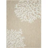 LR Home Captiva Beige CAPTI 5ft. x 7ft. Rectangle Rug