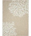 LR Home Captiva Beige CAPTI 5ft. x 7ft. Rectangle Rug