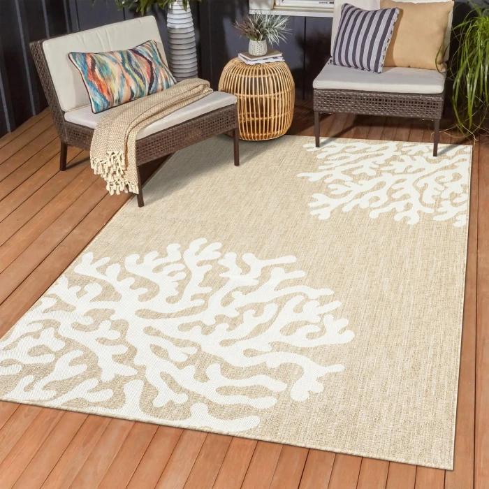 Rugs Town Beige CAPTI 7ft.9in. x 9ft.5in. Rectangle Rug
