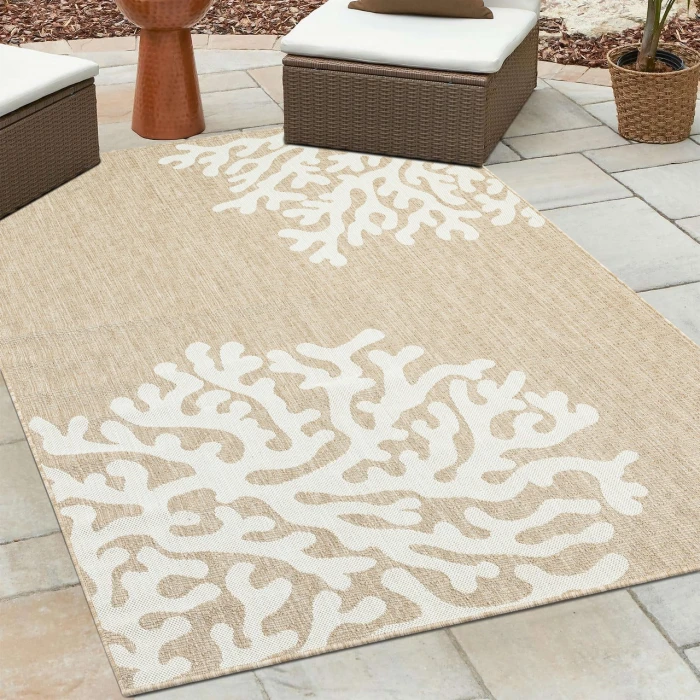 Rugs Town Beige CAPTI 7ft.9in. x 9ft.5in. Rectangle Rug