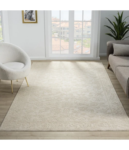 Rugs Town Castillo Beige Leontine 5ft.0 in. x 7ft.10 in. Rect. Rug