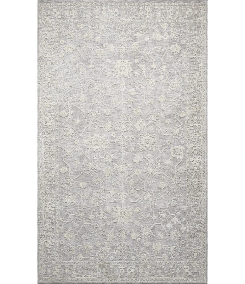 LR Home Castillo Silver CASTI 7ft.9in. x 10ft. Rectangle Rug