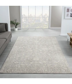 LR Home Castillo Silver CASTI 9ft. x 12ft. Rectangle Rug