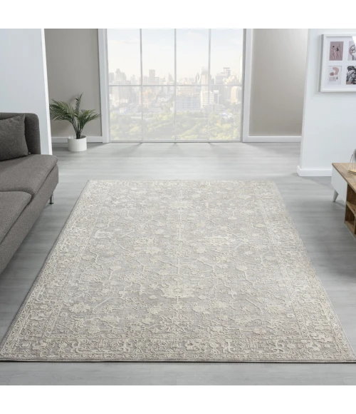 Rugs Town Castillo Silver Leontine 4ft. x 6ft.6in. Rect. Rug