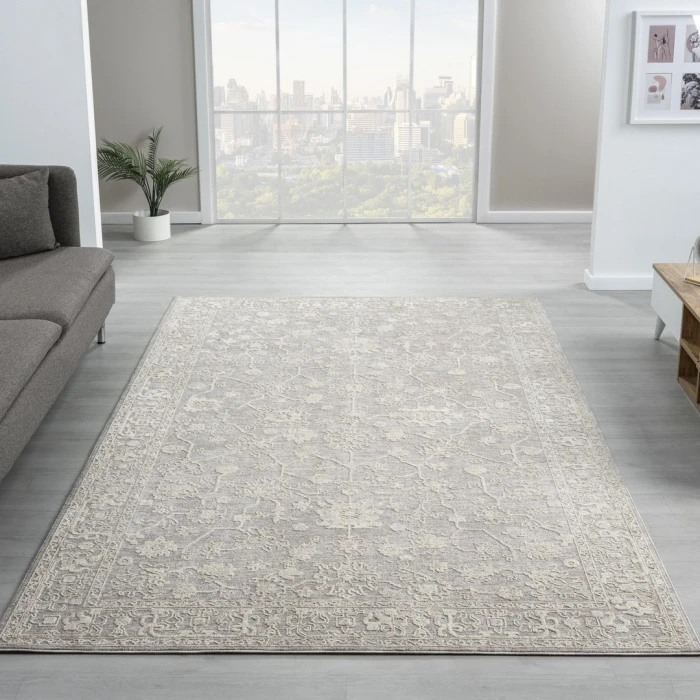 Rugs Town Silver Leontine 4ft. x 6ft.6in. Rect. Rug