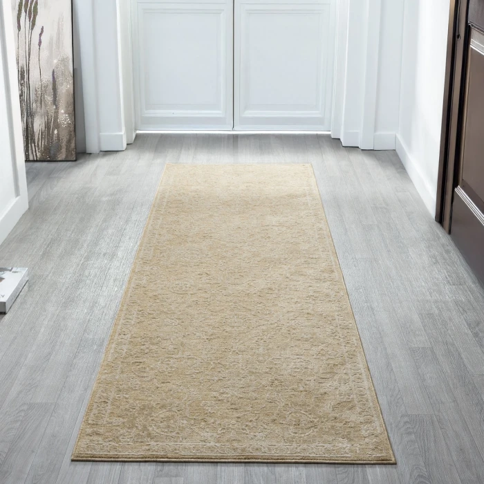 Rugs Town Beige CASTI 2ft.7in. x 7ft.10in. Runner Rug