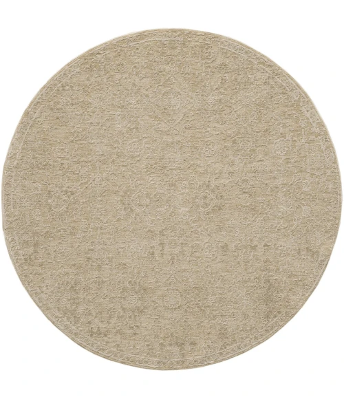 LR Home Castillo Beige CASTI 6ft. Round Rug