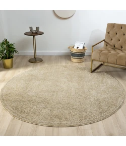 LR Home Castillo Beige CASTI 6ft. Round Rug