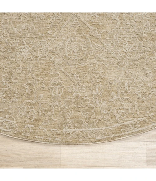 LR Home Castillo Beige CASTI 6ft. Round Rug