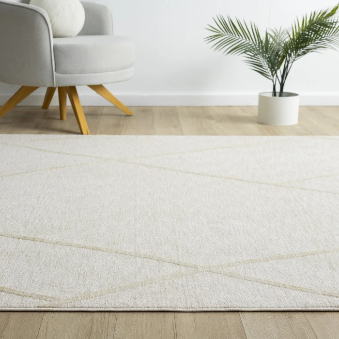 Rugs Town Cream CASTI 2ft. x 3ft. Rectangle Rug