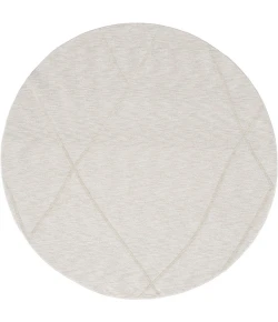 LR Home Castillo Cream CASTI 6ft. Round Rug
