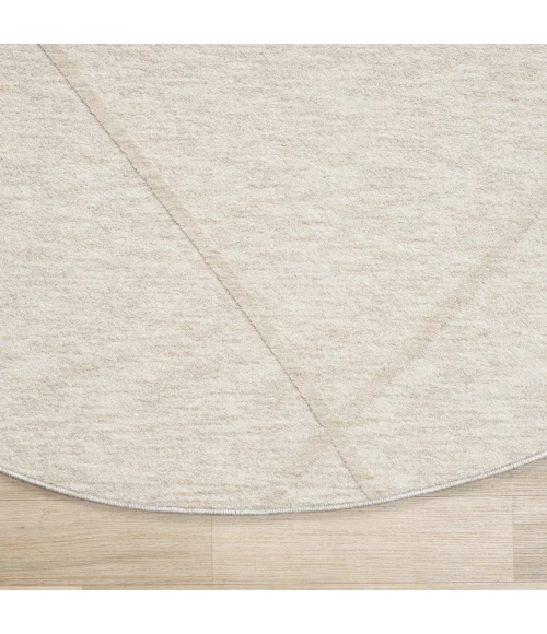 Rugs Town Castillo Cream CASTI 6ft. Round Rug
