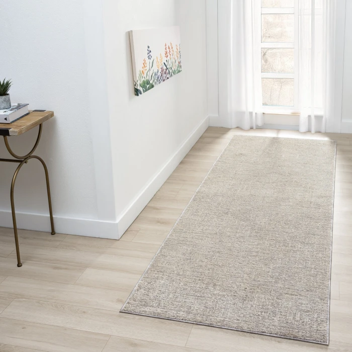 Rugs Town Gray CASTI 2ft.7in. x 7ft.10in. Runner Rug
