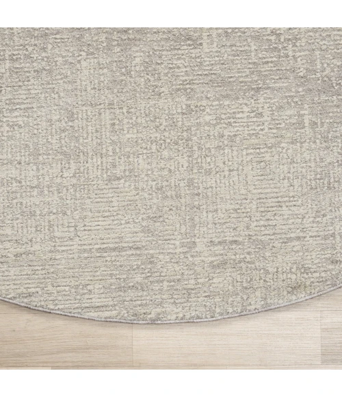 LR Home Castillo Gray CASTI 6ft. Round Rug