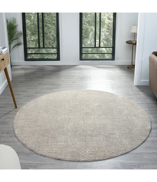 LR Home Castillo Gray CASTI 6ft. Round Rug