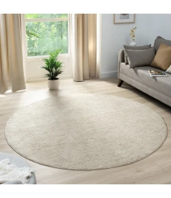 LR Home Castillo Beige CASTI 6ft. Round Rug