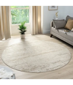LR Home Castillo Cream CASTI 6ft. Round Rug