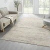 Rugs Town 82745 Cream / Silver 4ft. x 6ft.6in. Rect. Rug