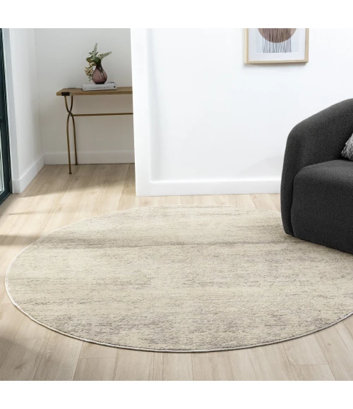 Rugs Town Castillo Cream CASTI 6ft. Round Rug