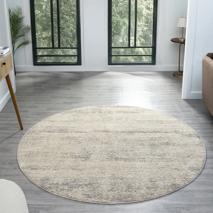 Rugs Town Cream CASTI 6ft. Round Rug