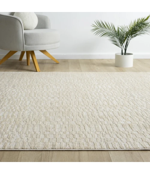 LR Home Castillo Cream CASTI 6ft. x 9ft.3in. Rectangle Rug