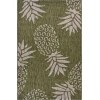 Catherine CAT-AA Dark Green Area Rug 5 ft. X 7 ft. Rectangle