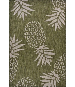 Catherine CAT-AA Dark Green Area Rug 7 ft. 9 in. X 9 ft. 9 in. Rectangle