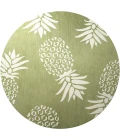 LR Home Catalina Green CATAL 5ft.3in. x 5ft.3in. Round Rug