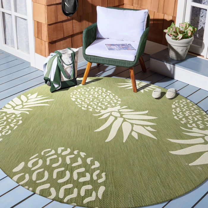 Rugs Town Green CATAL 7ft.6in. Round Rug