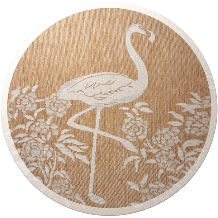 Rugs Town Beige CATAL 7ft.6in. Round Rug