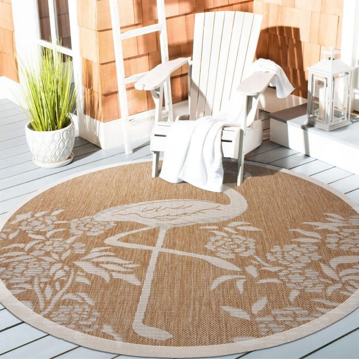 Rugs Town Beige CATAL 7ft.6in. Round Rug