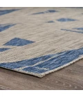 LR Home CATALINA 81502 Gray/ Navy 5'0" X 7'0 Rect. Rug