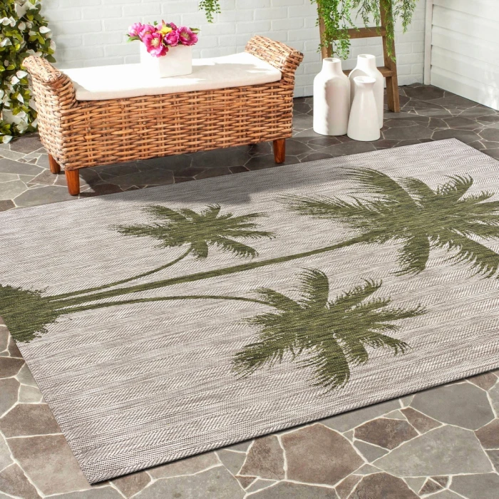 Rugs Town 81503 Beige/ Green 5'0" X 7'0 Rect. Rug
