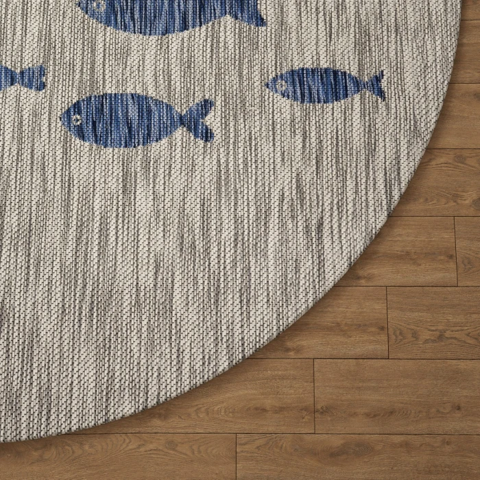 Rugs Town Gray CATAL 7ft.6in. Round Rug