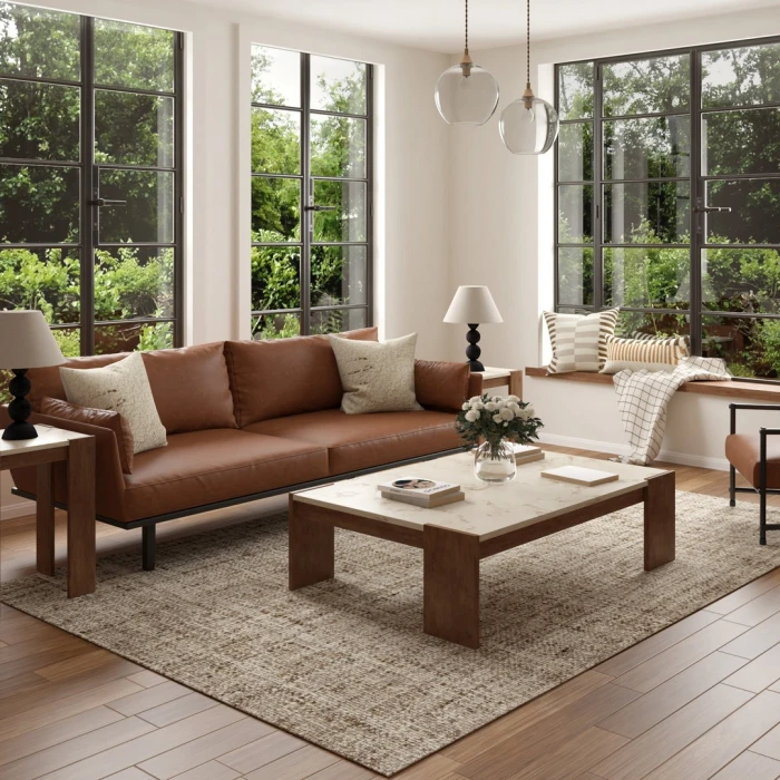 Rugs Town Brown Canjilon 9ft. x 12ft. Rect. Rug
