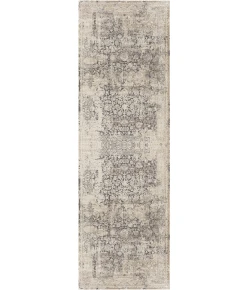 LR Home Cheshire Gray CHESH 2ft.6in. x 9ft.9in. Runner Rug