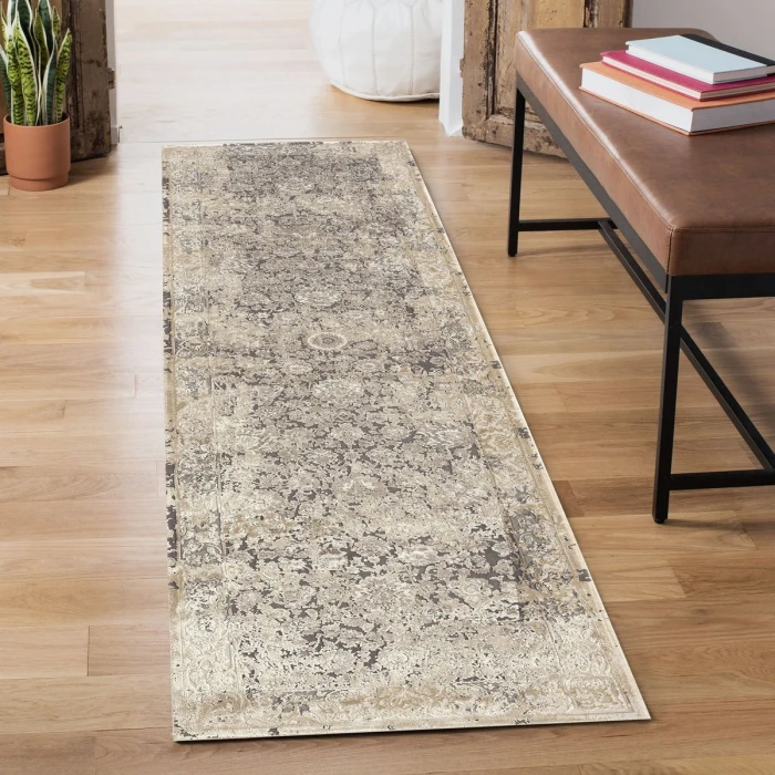Rugs Town Grey 82121 2 ft. 6 in. X 8 ft. Rect. Rug