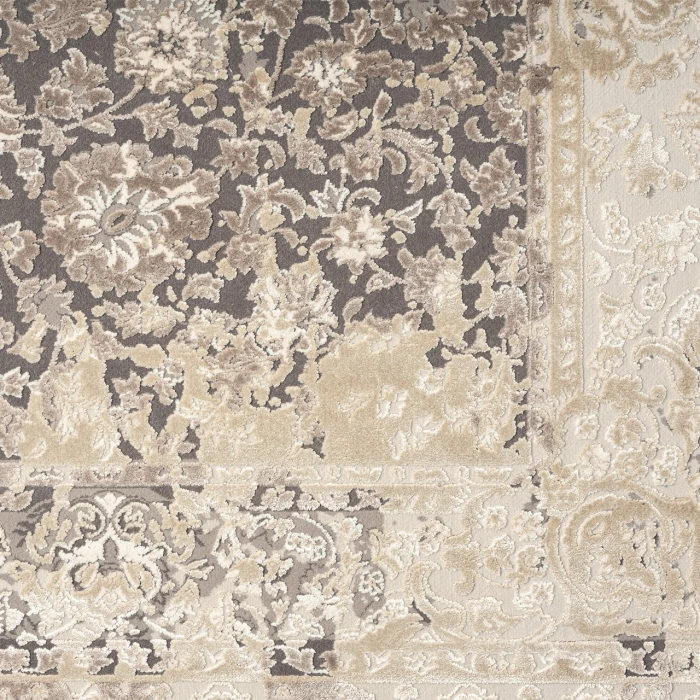 Rugs Town Gray CHESH 2ft.6in. x 9ft.9in. Runner Rug