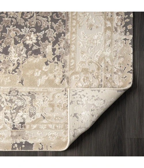 LR Home Cheshire Grey 82121 2 ft. 6 in. X 8 ft. Rect. Rug