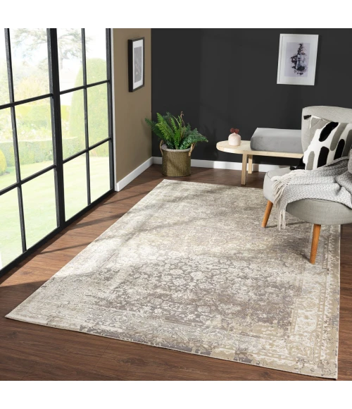 LR Home Cheshire Grey 82121 2 ft. X 3 ft. Rect. Rug