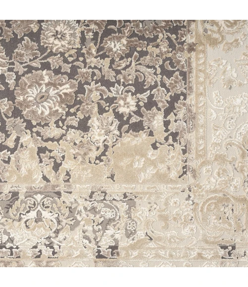 LR Home Cheshire Grey 82121 2 ft. 6 in. X 8 ft. Rect. Rug