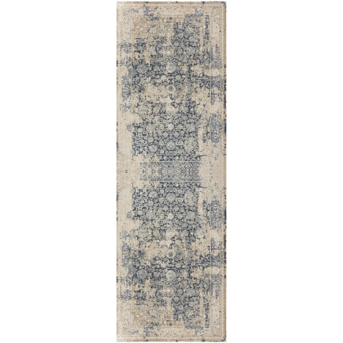 LR Home Cheshire Blue CHESH 2ft. x 7ft. Runner Rug