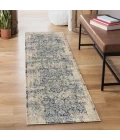 LR Home Cheshire Blue CHESH 2ft. x 7ft. Runner Rug
