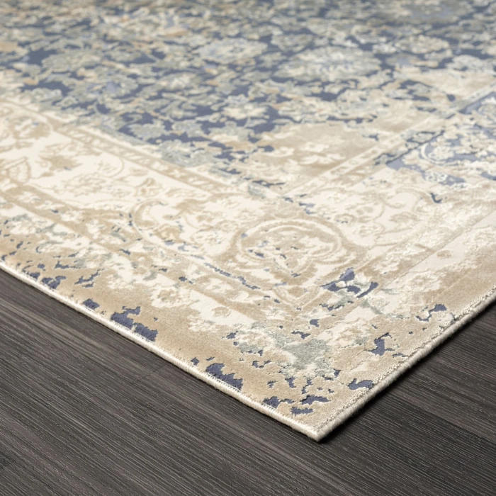Rugs Town Blue 82122 7 ft. 9 in. X 9 ft. 9 in. Rect. Rug