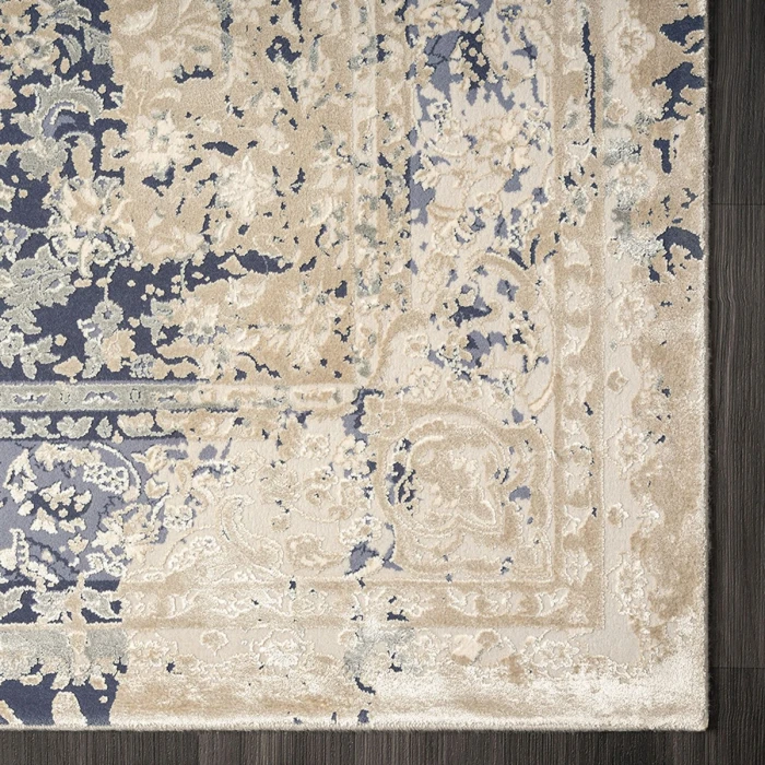 Rugs Town Blue 82122 7 ft. 9 in. X 9 ft. 9 in. Rect. Rug