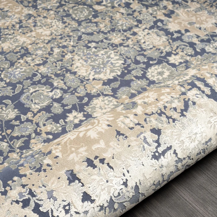 Rugs Town Blue 82122 7 ft. 9 in. X 9 ft. 9 in. Rect. Rug