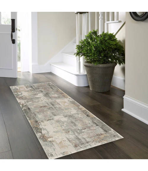 LR Home Cheshire Beige 82127 2 ft. 6 in. X 8 ft. Rect. Rug